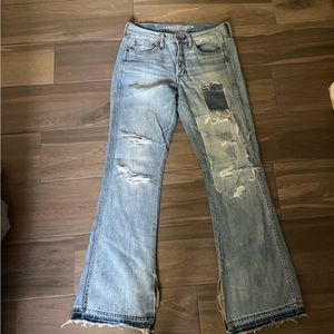 VINTAGE American Eagle Distressed Bootcut Jeans